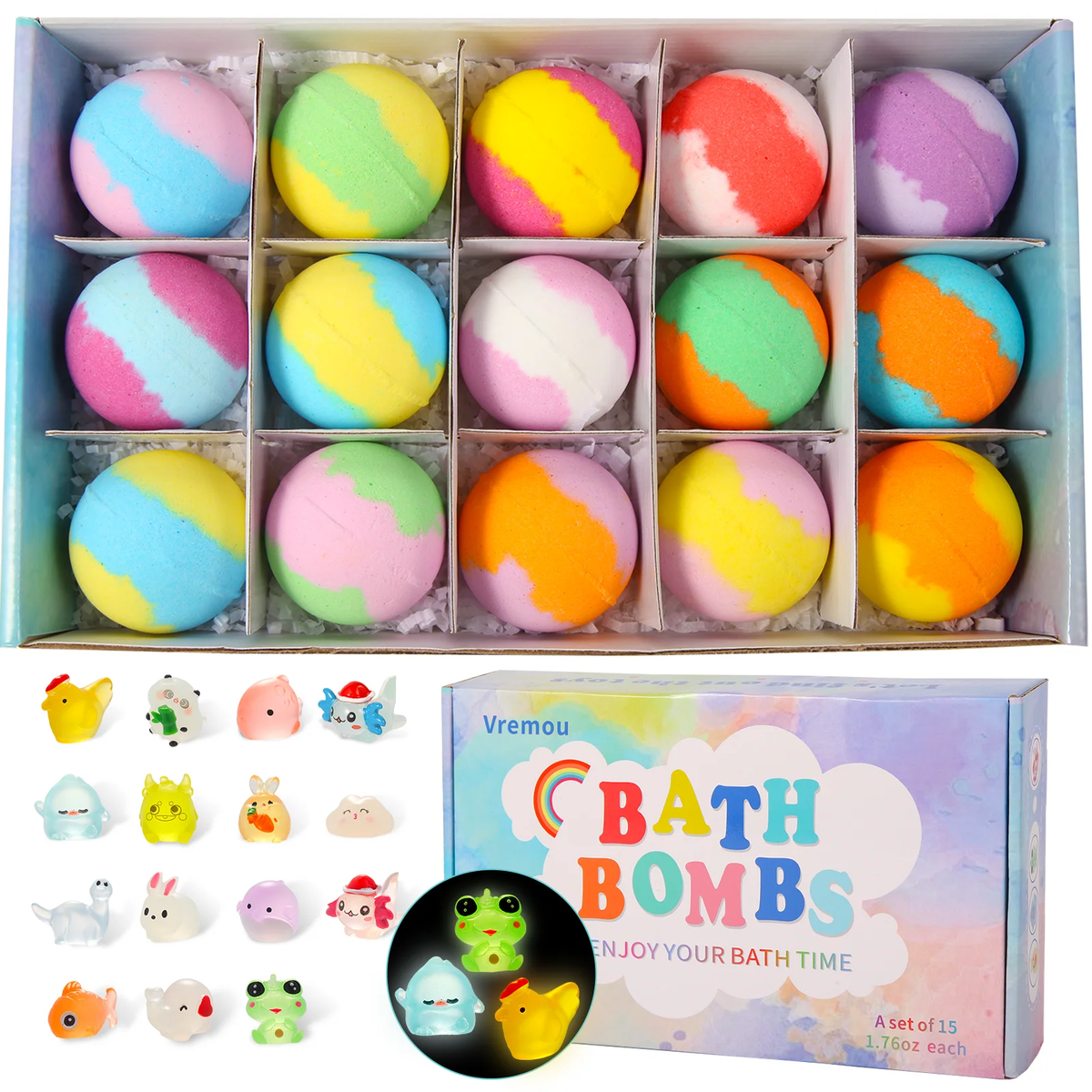 Magic Toy Treasure Bath Bombs