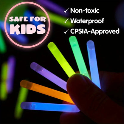 144 Pcs Easter Eggs (72 Eggs & 72 Glow Sticks) Easter Glowing Eggs Set for Kids.